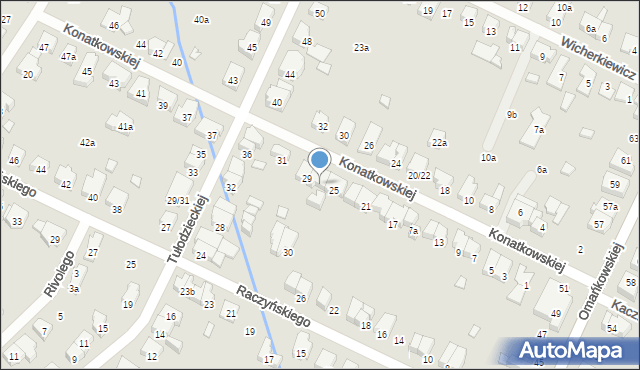 Poznań, Konatkowskiej Gertrudy, 27, mapa Poznania