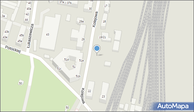 Poznań, Kolejowa, 20, mapa Poznania