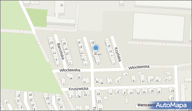 Poznań, Koronowska, 8, mapa Poznania