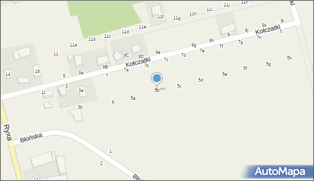 Prażmów, Kołczatki, 5b, mapa Prażmów