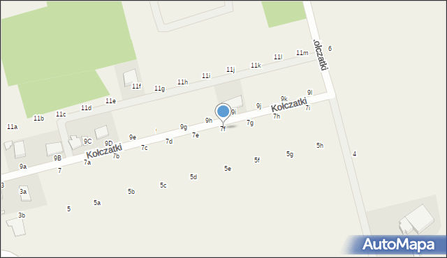 Prażmów, Kołczatki, 7f, mapa Prażmów