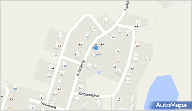 Prokowo, Kościelna, 10, mapa Prokowo