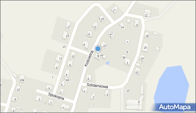 Prokowo, Kościelna, 8, mapa Prokowo