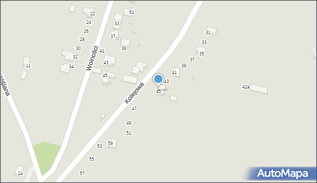 Proszowice, Kolejowa, 45, mapa Proszowice