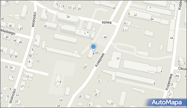 Proszowice, Kolejowa, 6, mapa Proszowice