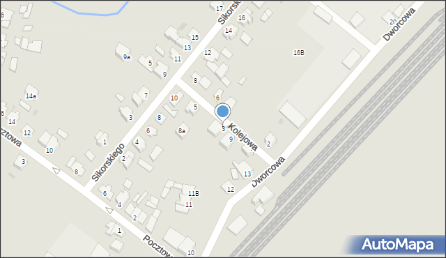 Pruszcz, Kolejowa, 3, mapa Pruszcz