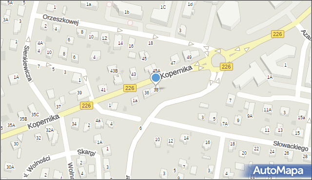Pruszcz Gdański, Kopernika Mikołaja, 38, mapa Pruszcz Gdański