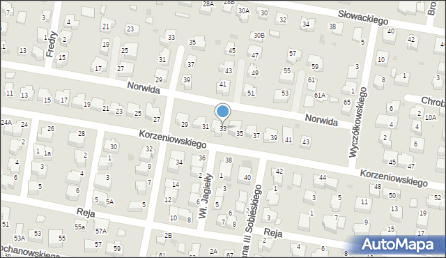 Pruszcz Gdański, Korzeniowskiego Józefa Konrada, 33, mapa Pruszcz Gdański