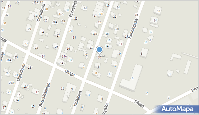 Pruszków, Kolejowa, 10, mapa Pruszków