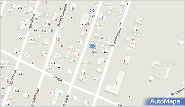 Pruszków, Kolejowa, 14, mapa Pruszków