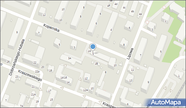 Pruszków, Kopernika Mikołaja, 1, mapa Pruszków