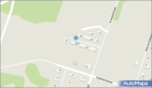 Pruszków, Kowalskiego Stefana Jaronia, 12b, mapa Pruszków