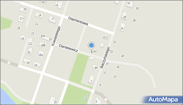 Pruszków, Kowalskiego Stefana Jaronia, 9, mapa Pruszków