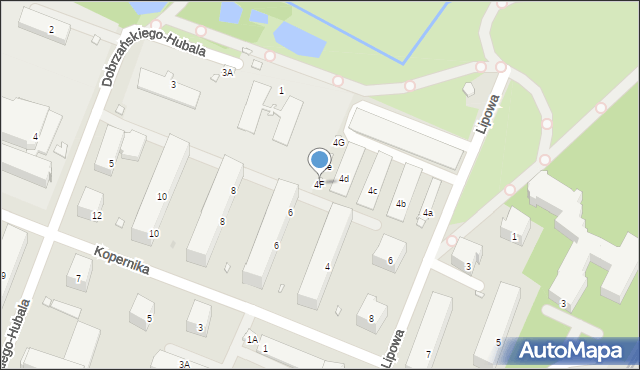 Pruszków, Kopernika Mikołaja, 4F, mapa Pruszków