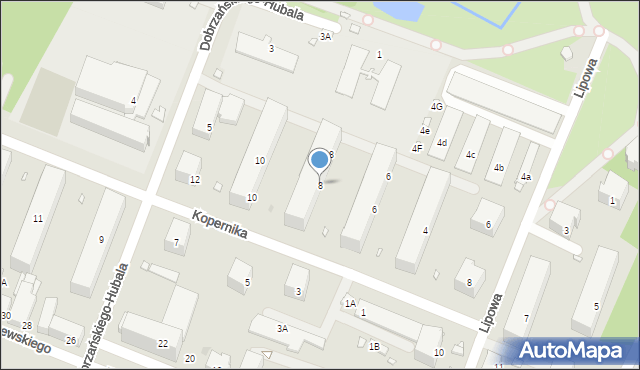 Pruszków, Kopernika Mikołaja, 8, mapa Pruszków