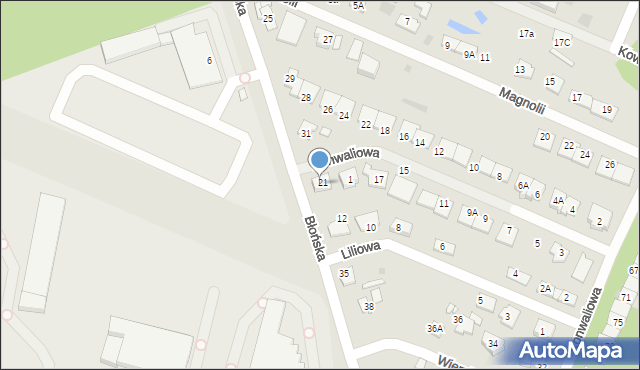 Pruszków, Konwaliowa, 33, mapa Pruszków