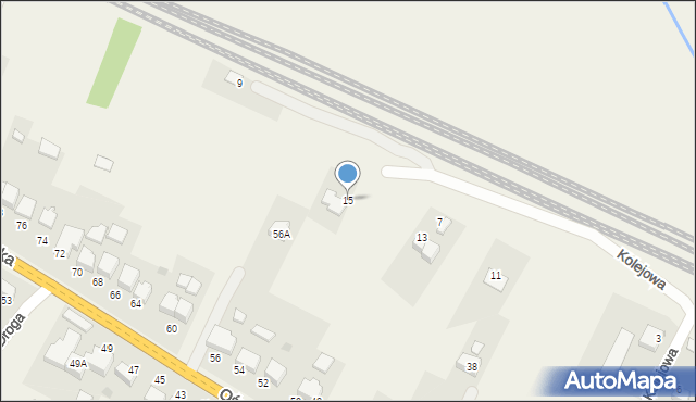 Przeciszów, Kolejowa, 15, mapa Przeciszów