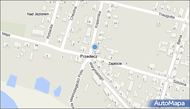 Przedecz, Kopernika Mikołaja, 2, mapa Przedecz
