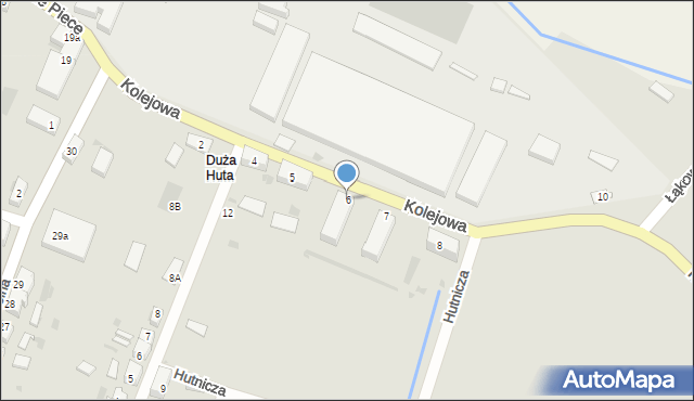 Przemków, Kolejowa, 6, mapa Przemków