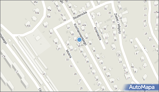 Przemyśl, Kochanowskiego Jana, 41, mapa Przemyśla