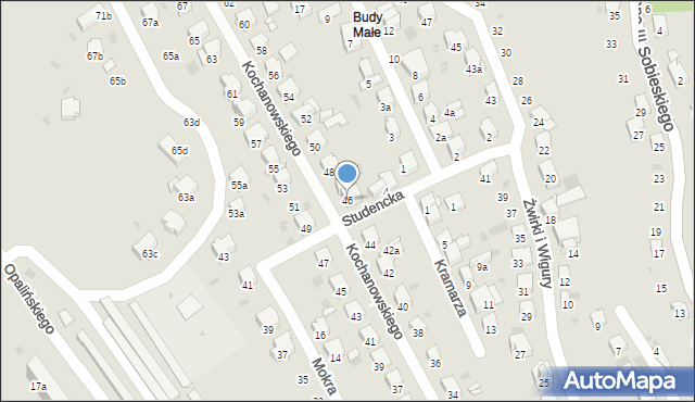 Przemyśl, Kochanowskiego Jana, 46, mapa Przemyśla