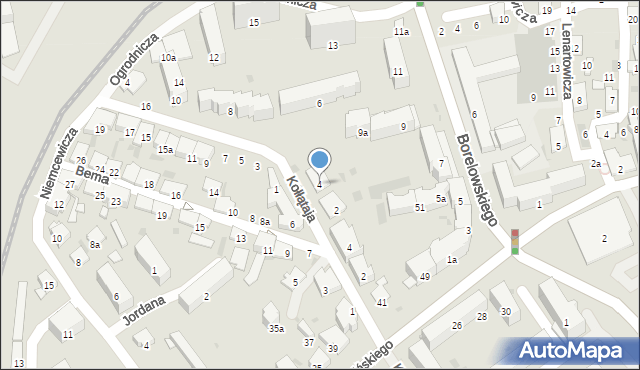 Przemyśl, Kołłątaja Hugo, 4, mapa Przemyśla