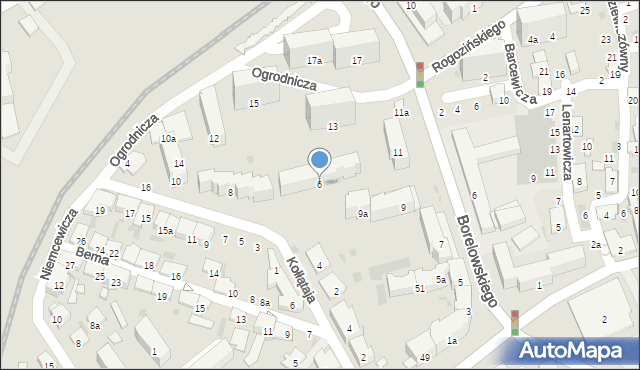 Przemyśl, Kołłątaja Hugo, 6, mapa Przemyśla