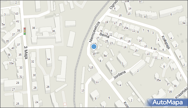 Przemyśl, Kosynierów, 10, mapa Przemyśla