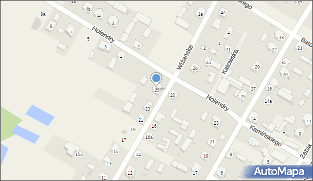 Przerośl, Kościelna, 25, mapa Przerośl