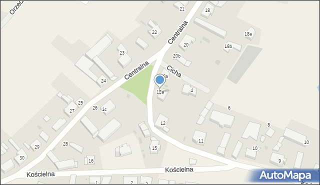 Przęsocin, Kościelna, 12a, mapa Przęsocin