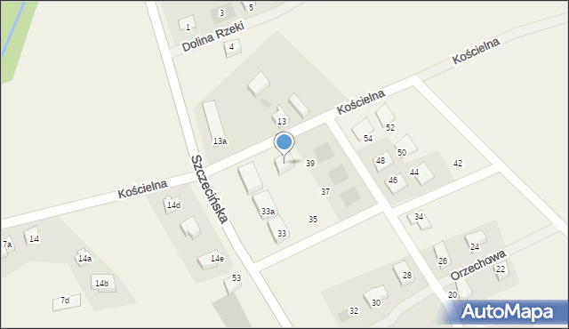 Przęsocin, Kościelna, 20, mapa Przęsocin