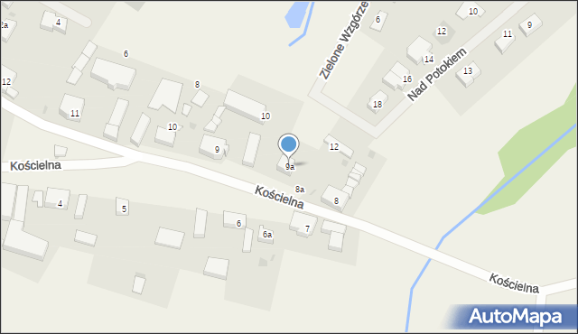 Przęsocin, Kościelna, 9a, mapa Przęsocin