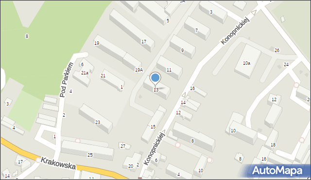 Przeworsk, Konopnickiej Marii, 13, mapa Przeworsk