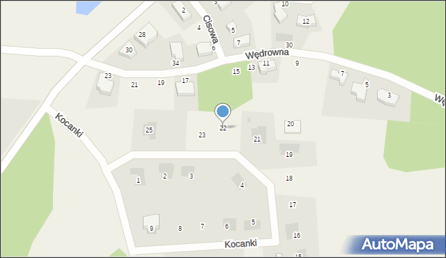 Przylep, Kocanki, 22, mapa Przylep
