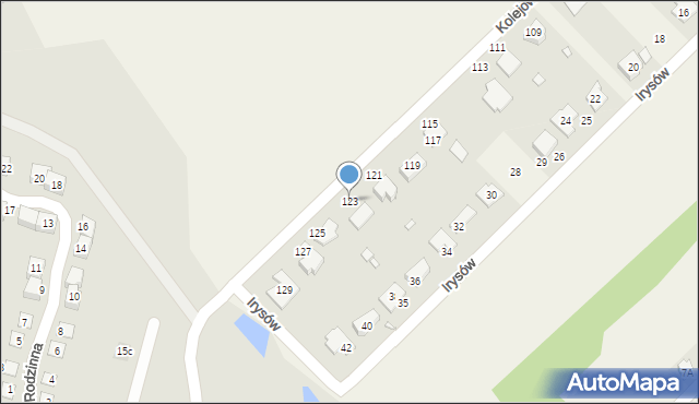 Psary, Kolejowa, 123, mapa Psary