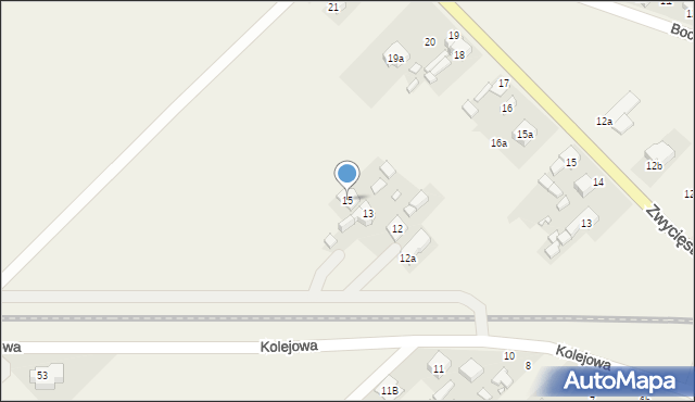 Psary, Kolejowa, 15, mapa Psary