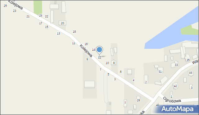 Psucin, Kolejowa, 12, mapa Psucin