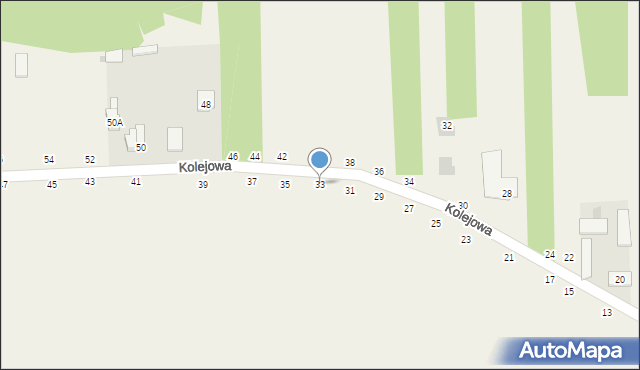 Psucin, Kolejowa, 33, mapa Psucin