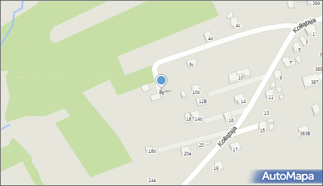 Pszów, Kołłątaja Hugo, 8g, mapa Pszów