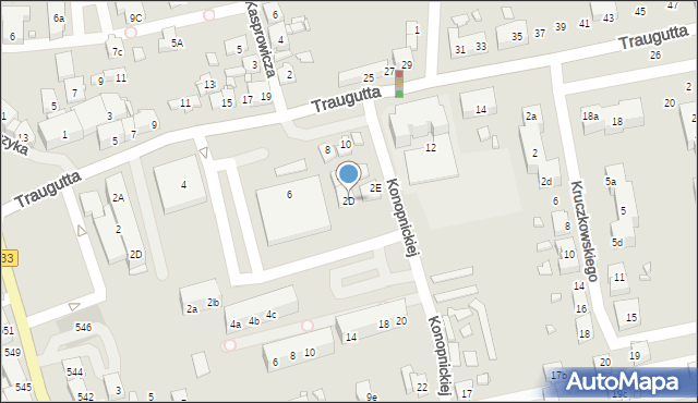 Pszów, Konopnickiej Marii, 2D, mapa Pszów