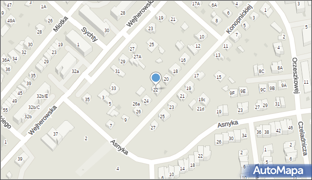 Puck, Konopnickiej Marii, 22, mapa Puck