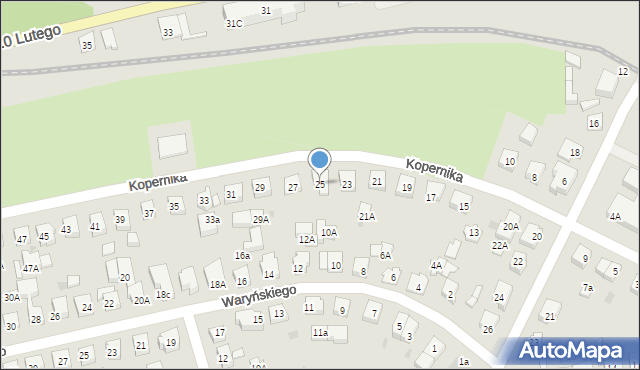 Puck, Kopernika Mikołaja, 25, mapa Puck