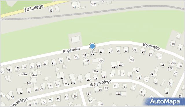 Puck, Kopernika Mikołaja, 31, mapa Puck