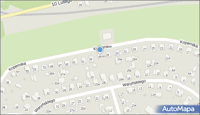 Puck, Kopernika Mikołaja, 37, mapa Puck