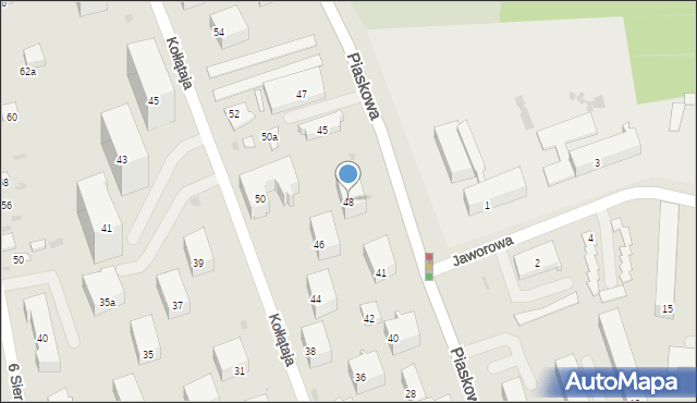 Puławy, Kołłątaja Hugo, 48, mapa Puław