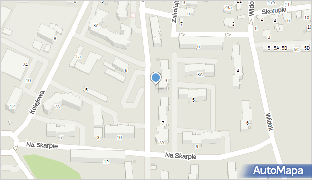 Pułtusk, Kolejowa, 50, mapa Pułtusk