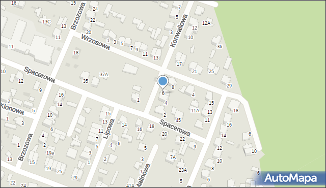 Pułtusk, Konwaliowa, 6, mapa Pułtusk