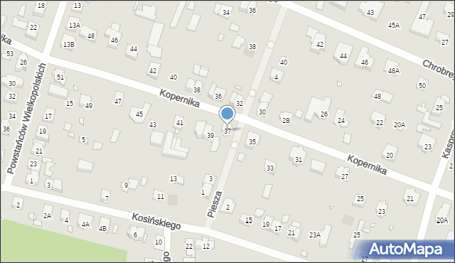 Puszczykowo, Kopernika Mikołaja, 37, mapa Puszczykowo