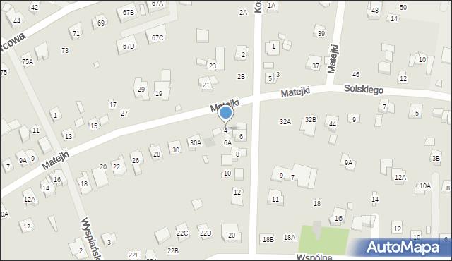 Puszczykowo, Kościuszki Tadeusza, gen., 4, mapa Puszczykowo