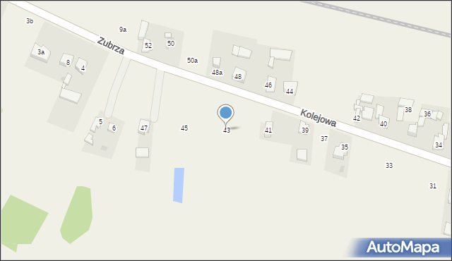 Pyrzowice, Kolejowa, 43, mapa Pyrzowice